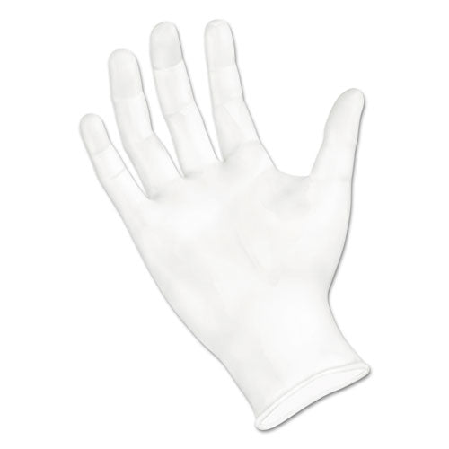 Exam Vinyl Gloves, Powder/Latex-Free, 3 3/5 mil, Clear, Small, 100/Box