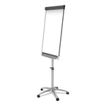 Prestige 2 Mobile Presentation Easel, 3 ft x 2 ft, Silver/White