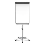 Prestige 2 Mobile Presentation Easel, 3 ft x 2 ft, Silver/White