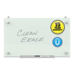 Infinity Magnetic Glass Dry Erase Cubicle Board, 30 x 18, White Surface