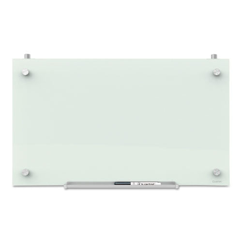 Infinity Magnetic Glass Dry Erase Cubicle Board, 30 x 18, White Surface