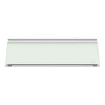 Glass Dry Erase Desktop Computer Pad, 18 x 6, White Surface