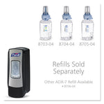 ADX-7 Dispenser, 700 mL, 3.75 x 3.5 x 9.75, Chrome/Black