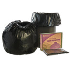 8105013862290, SKILCRAFT Recycled Content Trash Can Liners, 30 gal, 1.3 mil, 30" x 39", Black/Brown, 100/Carton