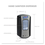 LTX-12 Touch-Free Dispenser, 1,200 mL, 5.75 x 4 x 10.5, Black