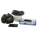 Total Recycled Content Plastic Trash Bags, 10 gal, 1 mil, 24" x 24", Brown/Black, 250/Carton