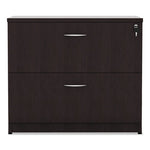 Alera Valencia Series Lateral File, 2 Legal/Letter-Size File Drawers, Espresso, 34" x 22.75" x 29.5"