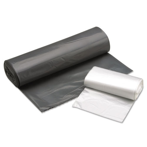 8105015171358, SKILCRAFT High Density Coreless Can Liners, 57 gal, 25.4 mic, 36 x 58, Gray, 100/Box