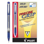 Precise Grip Roller Ball Pen, Stick, Bold 1 mm, Blue Ink, Blue Barrel