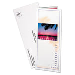 Tri-Fold Brochures, 92 Bright, 85 lb Text Weight, 8.5 x 11, Matte White, 100/Pack