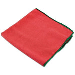 Microfiber Cloths, Reusable, 15.75 x 15.75, Red, 6/Pack, 4 Packs/Carton