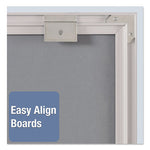 Matrix Magnetic Boards, 48 x 31, White Surface, Silver Aluminum Frame