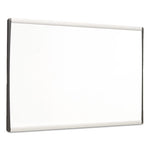 ARC Frame Cubicle Dry Erase Board, 24 x 14, White Surface, Silver Aluminum Frame