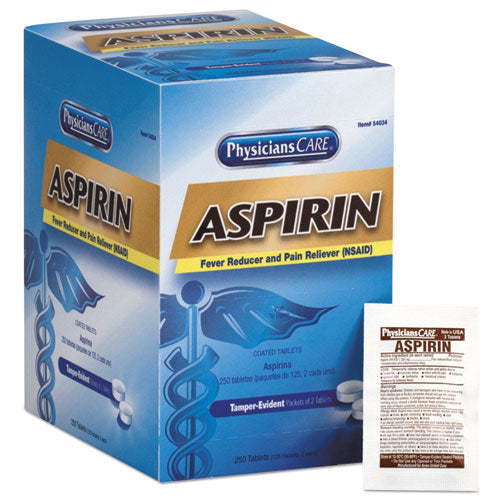 Aspirin Tablets, 250/Box