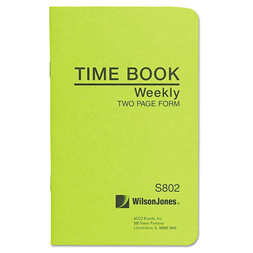 Foreman's Time Book, One-Part (No Copies), 13.5 x 4.13, 36 Forms Total