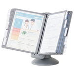 SHERPA Motion Desk Reference System, 10 Panels, Gray Borders