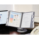 SHERPA Motion Desk Reference System, 10 Panels, Gray Borders