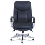 Commercial 2000 High-Back Executive Chair, Dynamic Lumbar Support, Supports 300lb, 20" to 23" Seat Height, Black, Silver Base