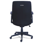 Baldwyn Series Mid Back Task Chair, Supports Up to 275 lb, 19" to 22" Seat Height, Black