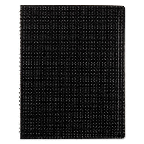 Duraflex Poly Notebook, 1-Subject, Medium/College Rule, Black Cover, (80) 11 x 8.5 Sheets