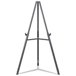 Quantum Heavy Duty Display Easel, 35.62" to 61.22" High, Plastic, Black