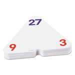 Three-Corner Flash Cards, Multiplication/Division, 5.5 x 5.5, 48/Set