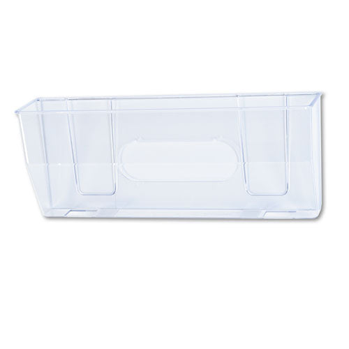 Magnetic DocuPocket Wall File, Legal/Letter Size, 15" x 3" x 6.38", Clear