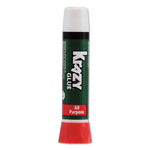 All Purpose Krazy Glue, 0.07 oz, Dries Clear, 2/Pack