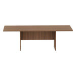 Alera Valencia Series Conference Table, Rectangular, 94.5w x 41.38d x 29.5h, Modern Walnut