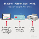 Printable Postcards, Laser, 80 lb, 4 x 6, Uncoated White, 80 Cards, 2 Cards/Sheet, 40 Sheets/Box