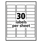 Repositionable Address Labels w/SureFeed, Inkjet/Laser, 1 x 2.63, White, 750/BX