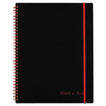 Flexible Cover Twinwire Notebooks, SCRIBZEE Compatible, 1-Subject, Wide/Legal Rule, Black Cover, (70) 11 x 8.5 Sheets