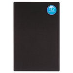 Oval Office Fabric Board, 48 x 36, Black Surface