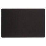 Oval Office Fabric Bulletin Board, 36 x 24, Black Surface