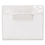 Magnetic-Style Name Badge Kits, Horizontal, Clear 4.5" x 3.25" Holder, 4.13" x 3" Insert, 20/Pack