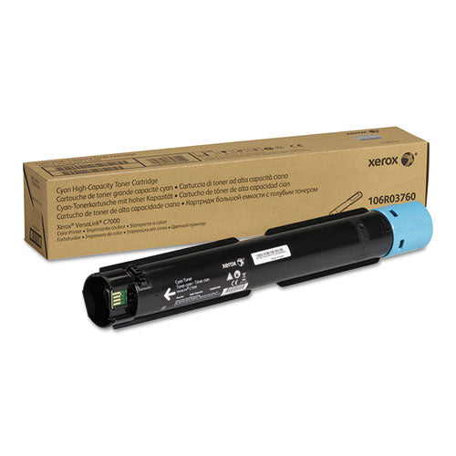 106R03760 High-Yield Toner, 10,100 Page-Yield, Cyan