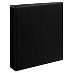 Heavy-Duty Non Stick View Binder with DuraHinge and Slant Rings, 3 Rings, 1.5" Capacity, 11 x 8.5, Black, (5400)