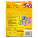 Jumbo Crayons, Assorted Colors, 8/Box