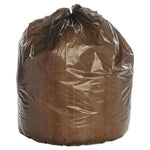 8105011839769, SKILCRAFT Maximum Performance Trash Can Liner, 33 gal, 1.22 mil, 33" x 39", Brown, 125/Box