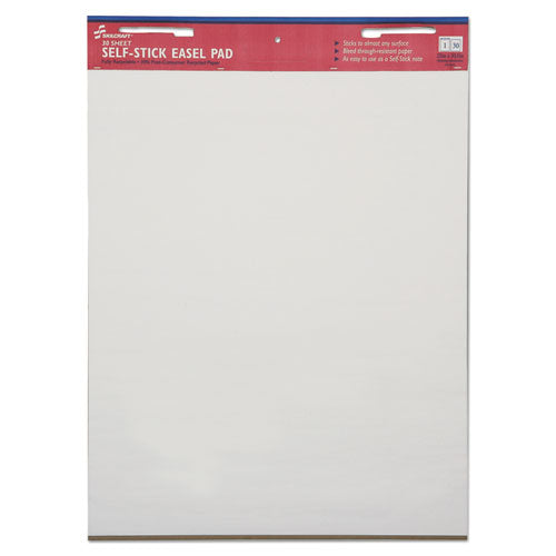 7530013930104 SKILCRAFT Self-Stick Easel Pad, Unruled, 25 x 30, White, 30 Sheets, 2/Pack