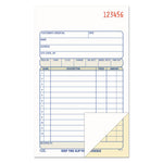 2-Part Sales Book, 12 Lines, Two-Part Carbon, 6.69 x 4.19, 50 Forms Total