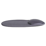 Mouse Pad with Wrist Rest, 8.75 x 10.75, Slate