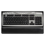 Soft Backed Keyboard Wrist Rest, 19 x 10, Black