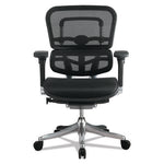 Ergohuman Elite Mid-Back Mesh Chair, Supports Up to 250 lb, 18.11" to 21.65" Seat Height, Black