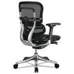 Ergohuman Elite Mid-Back Mesh Chair, Supports Up to 250 lb, 18.11" to 21.65" Seat Height, Black