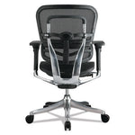 Ergohuman Elite Mid-Back Mesh Chair, Supports Up to 250 lb, 18.11" to 21.65" Seat Height, Black