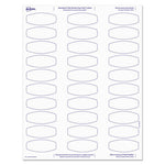 Big Tab Printable White Label Tab Dividers, 5-Tab, 11 x 8.5, White, 20 Sets