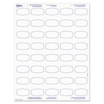 Big Tab Printable White Label Tab Dividers, 8-Tab, 11 x 8.5, White, 20 Sets