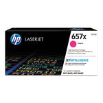 HP 657X, (CF473X) High-Yield Magenta Original LaserJet Toner Cartridge