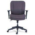 Cosset Ergonomic Task Chair, Supports Up to 275 lb, 19.5" to 22.5" Seat Height, Gray Seat/Back, Black Base